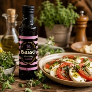 Ulei de Masline extravirgin cu oregano 250ml Basso - Img 2