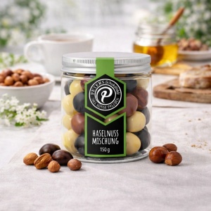 Alune de padure caramelizate in ciocolata neagra Peters 150g - Img 3