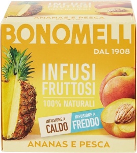 Ceai de ananas si piersica, 100% natural, fara cofeina, Bonomelli - Img 2