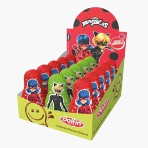Figurina din ciocolata cu lapte Miraculous, cu surpriza, Dolfin 80g - Img 3