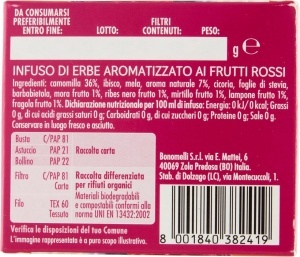 Infuzie de musetel si fructe de padure Harmony, Bonomelli 24g - Img 4