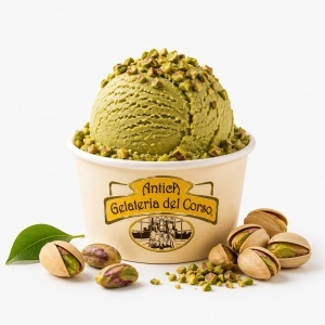 Inghetata de fistic de Sicilia, Antica Gelateria del Corso vascheta 2.715g