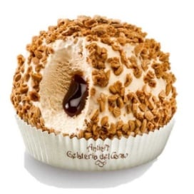 Inghetata Tartufo cu crema de cafea si biscuiti crocanti, Antica Gelateria del Corso 80g x 12 buc/bax, monoportie - Img 2