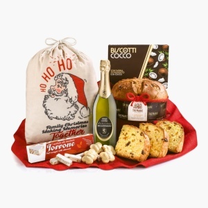 Pachet cadou Santa Claus Panettone