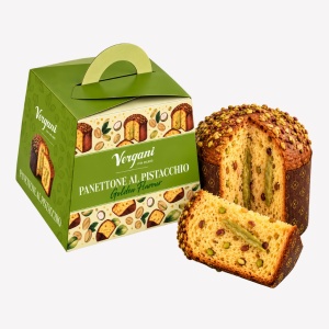 Panettone fara gluten cu fistic, Vergani 600g - Img 1