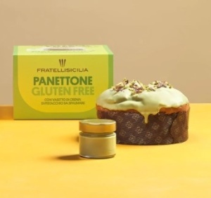 Panettone Fratelli cu fistic si crema de fistic, fara gluten, 500g - Img 2