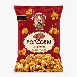 Popcorn glazurat cu arahide, Serano 90g