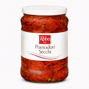 Rosii uscate in ulei de floarea soarelui Pomodori Secchi Robo 1600g