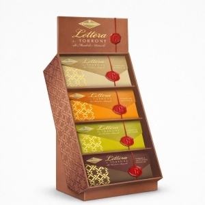 Torrone italian cu migdale, fistic si ciocolata, fara gluten, Condorelli 100g - Img 2