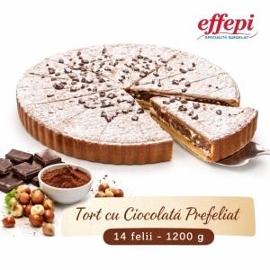 Tort cu Ciocolată Prefeliat, Effepi 1200g - Img 2