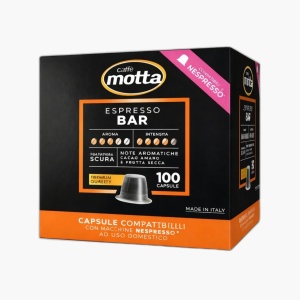Cafea capsule compatibile Nespresso Bar Caffe Motta (100 buc/cutie)