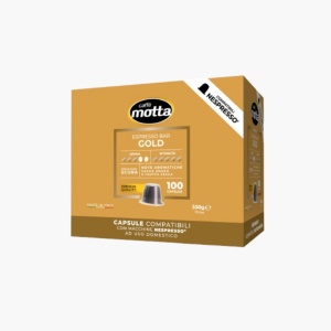 Cafea capsule compatibile Nespresso Espresso gold, Motta (100 buc/cutie)
