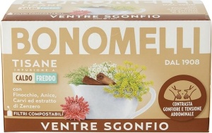 Ceai de zmeura si coacaze rosii, 100% natural, antibalonare, Bonomelli - Img 5