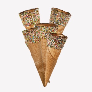Cornete Inghetata Choco Rainbow