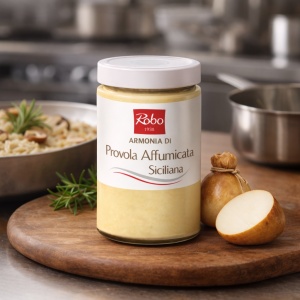 Cremă de brânză afumată Armonia di Provola Siciliana ROBO 540g - Img 3