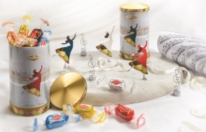 Cutie muzicală cu bomboane Torroncini asortate, Carillon Condorelli 180g - Img 2