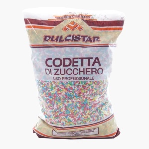 Decor multicolor din zahar 1kg Dulcistar