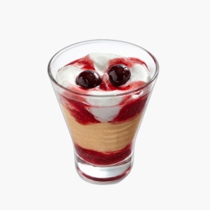 Inghetata Tentazioni la pahar, cu frisca si cirese amare, Antica Gelateria del Corso 80 g x 6 buc/bax, monoportie