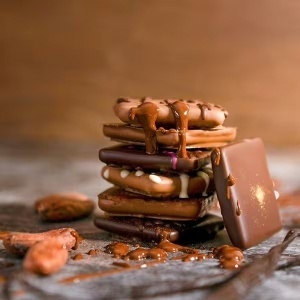 Mini tablete ciocolata artizanala Peters Pecaree Gold 255g - Img 4