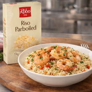 Orez Parboiled Ribe ambalat vacuum, Riso Robo1 kg - Img 3