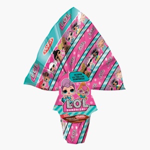 Ou de ciocolata LOL, cu surprize, fara gluten, Dolfin 220g