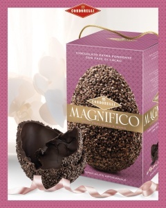 Oua de Ciocolată neagra cu cacao Magnifico, fara gluten, Condorelli 230g - Img 2