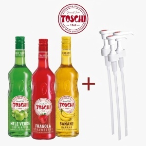 Pachet Promo cu 3 Arome de Sirop Toschi (3 x 1L)