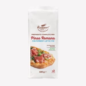 Preparat complet pentru pinsa romana cu fermenti lactici vii, Ruggeri 400g