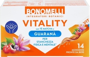 Supliment natural de baut cu guarana, șofran, vitamina B6, tiamină, Vitality Bonomelli 140 ml - Img 2