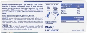 Supliment natural de baut cu melatonina, floarea pasiunii si tei, Sleep Bonomelli 140 ml - Img 3