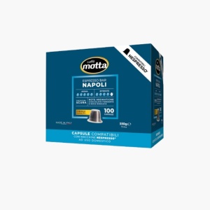 Cafea capsule compatibile Nespresso Espresso Napoli, Motta (100 buc/cutie)
