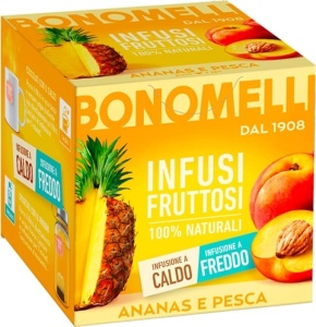 Ceai de ananas si piersica, 100% natural, fara cofeina, Bonomelli - Img 4