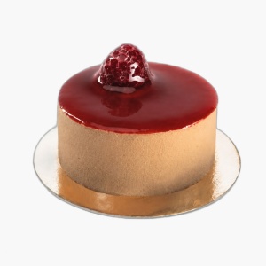 Desert congelat monoportii Ciocolată și Zmeură, Fără Gluten, Effepi 9 x 100 g