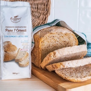 Faina cu 7 cereale si fermenti lactici vii pentru paine de casa Ruggeri 500g - Img 2