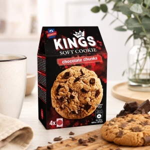 Fursecuri Soft Kings cu ciocolata, Allatini 160g - Img 2
