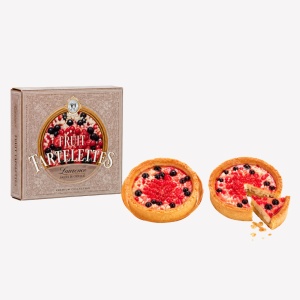 Mini tarte cu afine si capsuni, Laurence 100gr