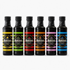 Pachet ulei de masline extravirgin aromatic, Basso (6 x 250ml)