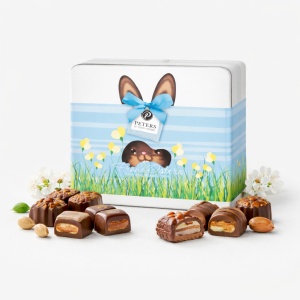 Praline de ciocolata cutie metalica Blue Peters 170g