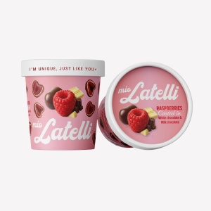 Raspberries White & Milk Chocolate Mio Latelli 140g