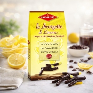 Scorzette de lamaie confiate cu ciocolata neagra, fara gluten, Condorelli 130g - Img 2