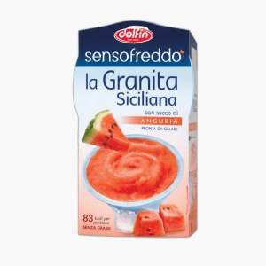 Suc granita Sensofreddo siciliana de pepene verde,fara gluten, Dolfin 2x100ml