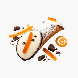Cannolo Sicilian cu ricotta, ciocolată și portocală, Effepi 10 buc x 120g