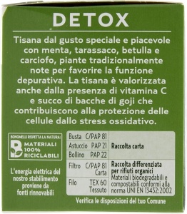 Ceai Detox infuzie din plante, Bonomelli - Img 3