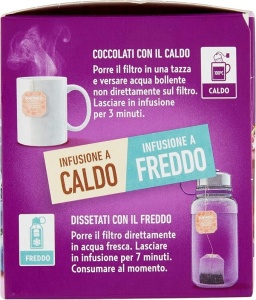 Ceai din plante, infuzie de cirese si afine, Bonomelli - Img 6