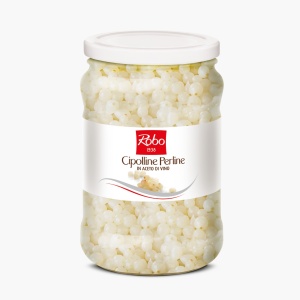 Ceapa mini perle albe in otet alb Robo 1650g