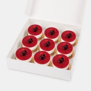 Desert congelat monoportii Cheesecake cu Fructe de Pădure, Fără Gluten, Effepi – 9 x 100 g - Img 3