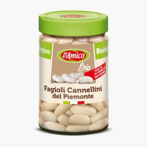 Fasole alba Bio, D'Amico 310g
