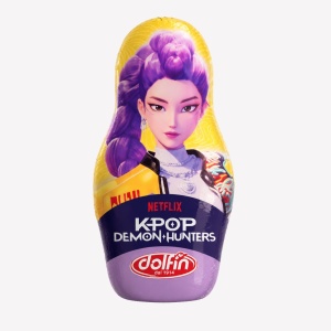 Figurina din ciocolata cu lapte K-Pop, cu surpriza, Dolfin 70g