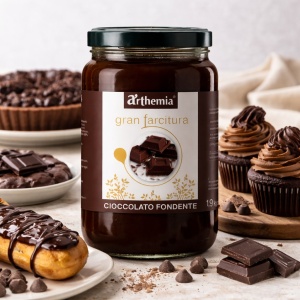Gran Farcitura, crema de ciocolata pentru patiserie, Arthemia 1.9 kg - Img 2