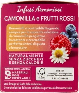 Infuzie de musetel si fructe de padure Harmony, Bonomelli 24g - Img 5